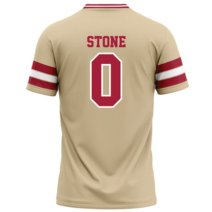 Oklahoma - NCAA Football : David Stone - Cream Football Jersey-1