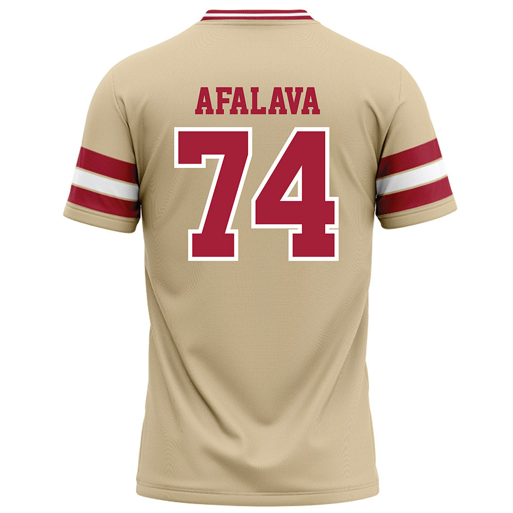 Oklahoma - NCAA Football : Darius Afalava - Cream Football Jersey-1