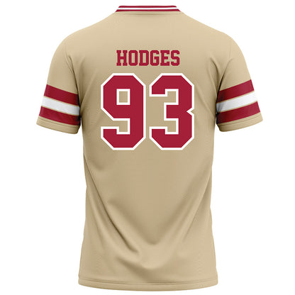 Oklahoma - NCAA Football : Ace Hodges - Cream Football Jersey-1