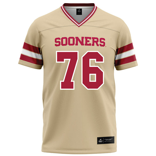 Oklahoma - NCAA Football : Jacob Sexton - Cream Football Jersey-0