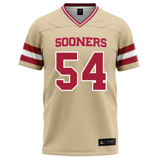 Oklahoma - NCAA Football : Febechi Nwaiwu - Cream Football Jersey-0