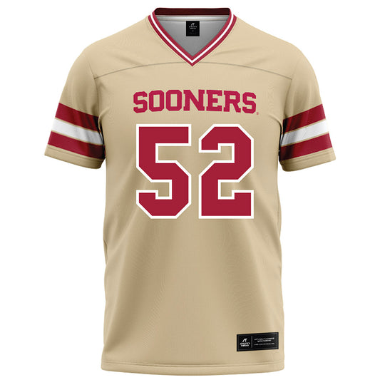Oklahoma - NCAA Football : Troy Everett - Cream Football Jersey-0