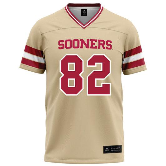 Oklahoma - NCAA Football : Ivan Carreon - Cream Football Jersey-0