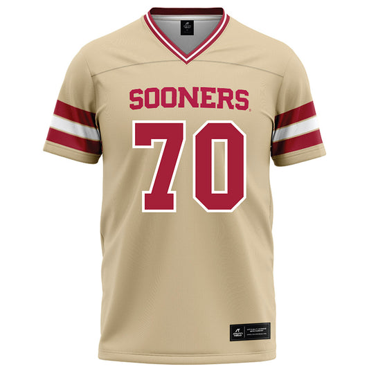 Oklahoma - NCAA Football : Ryan Fodje - Cream Football Jersey-0