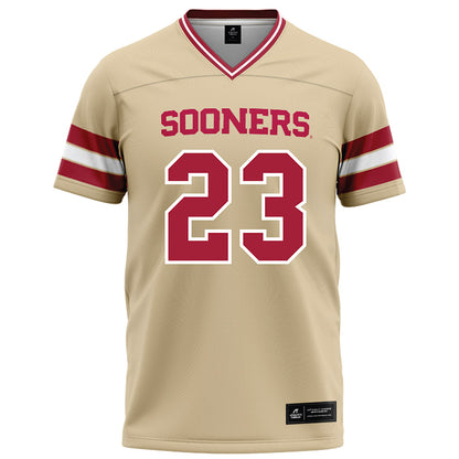 Oklahoma - NCAA Football : Eli Bowen - Cream Football Jersey-0