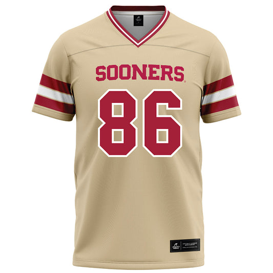 Oklahoma - NCAA Football : Carson Kent - Cream Football Jersey-0