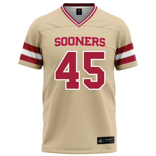 Oklahoma - NCAA Football : Mykel Patterson-McDonald - Cream Football Jersey-0