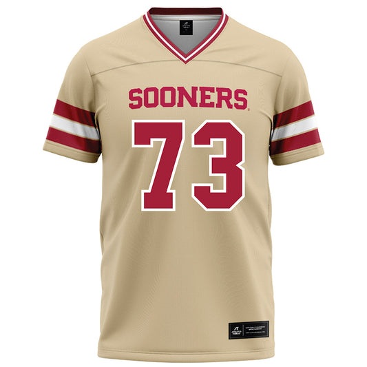 Oklahoma - NCAA Football : Isaiah Dent - Cream Football Jersey-0