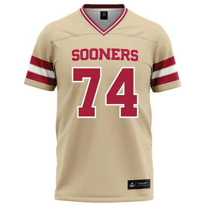 Oklahoma - NCAA Football : Darius Afalava - Cream Football Jersey-0