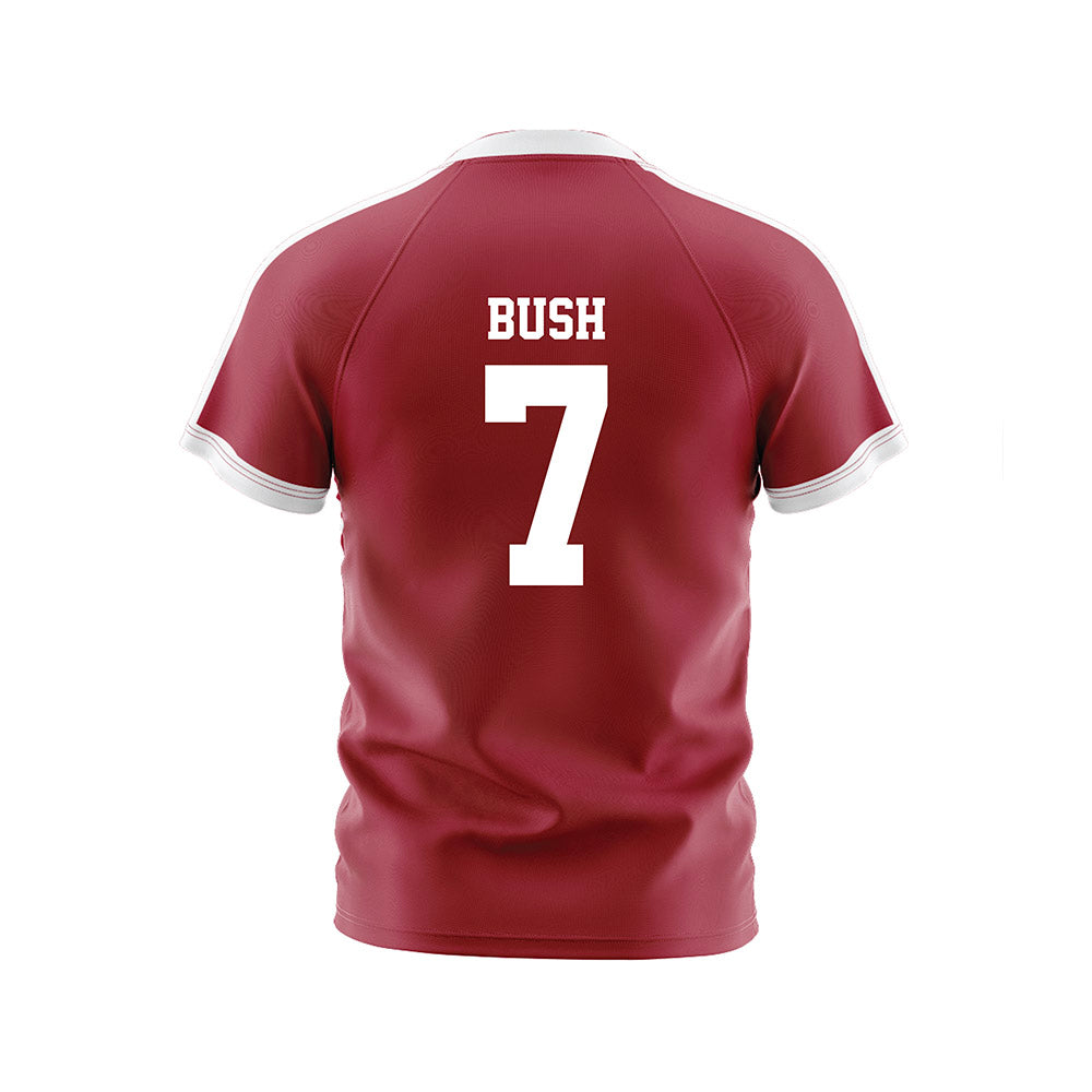 Oklahoma - NCAA Women's Volleyball : Emoni Bush - White Volleyball Jersey-1