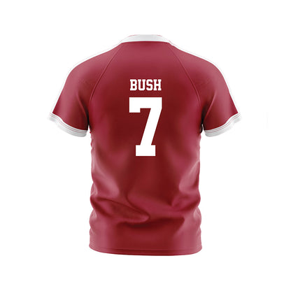 Oklahoma - NCAA Women's Volleyball : Emoni Bush - White Volleyball Jersey-1