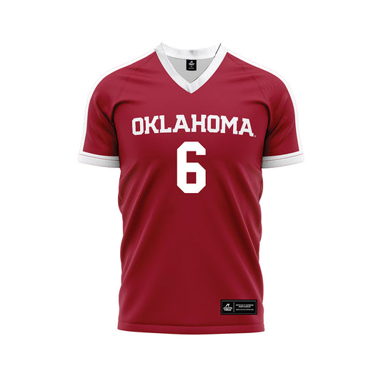 Oklahoma - NCAA Women's Volleyball : Whitney Wallace - White Volleyball Jersey-0