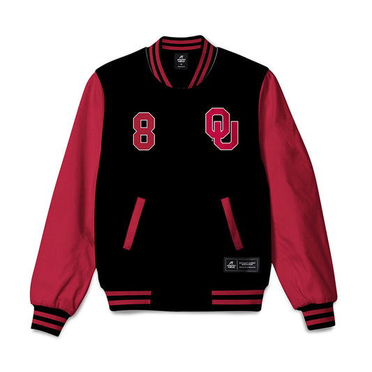 Oklahoma - NCAA Men's Basketball : Kai Rogers - Bomber Jacket-0