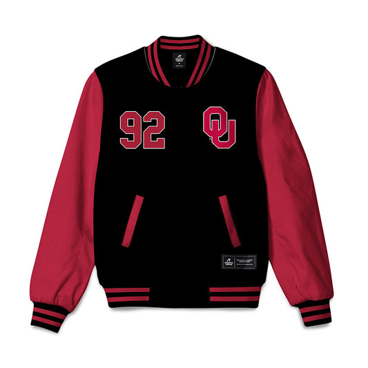 Oklahoma - NCAA Football : Jacob Henry - Bomber Jacket-0