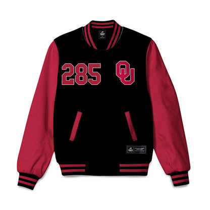Oklahoma - NCAA Wrestling : Ricky Thomas - Bomber Jacket-0