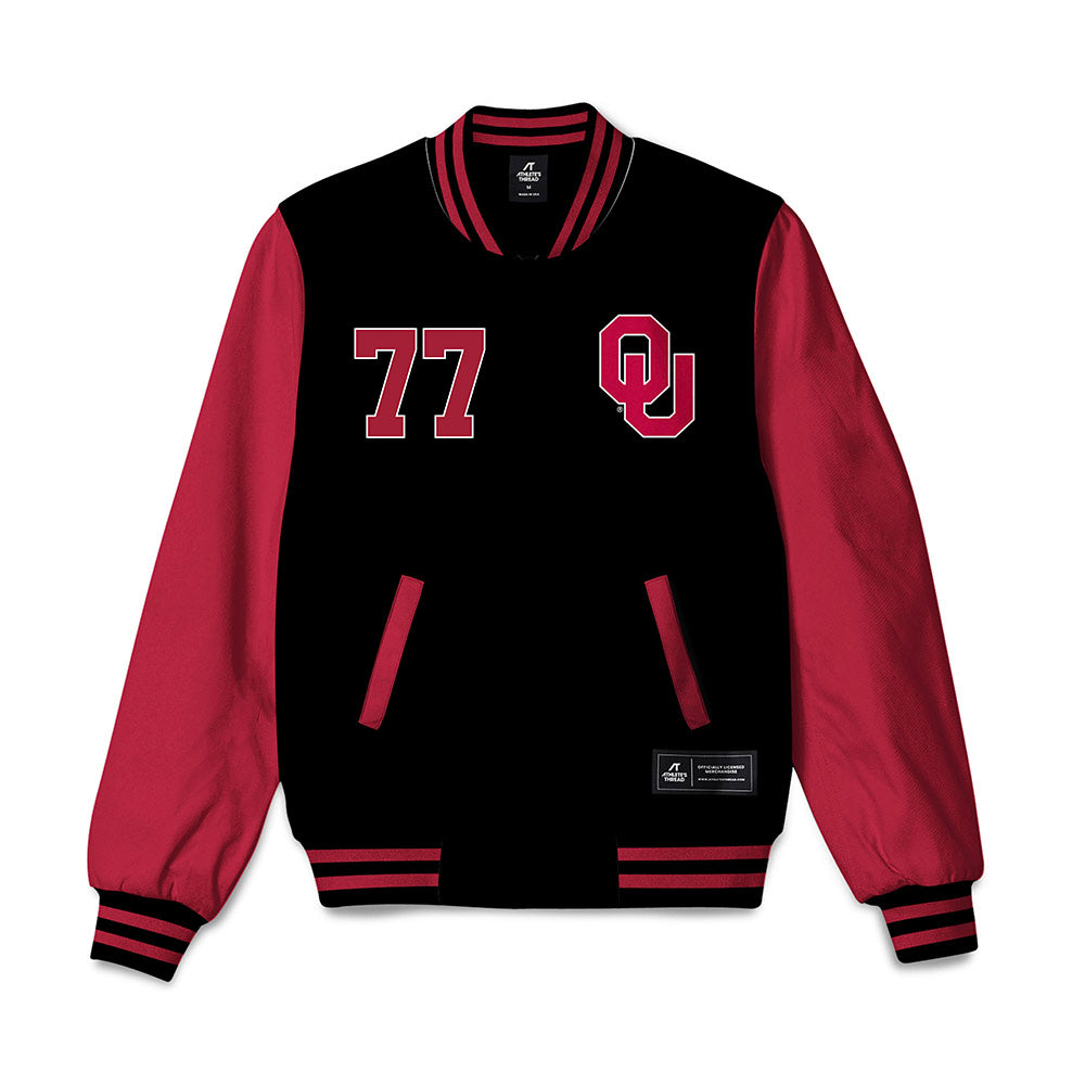 Oklahoma - NCAA Football : Heath Ozaeta - Bomber Jacket-0