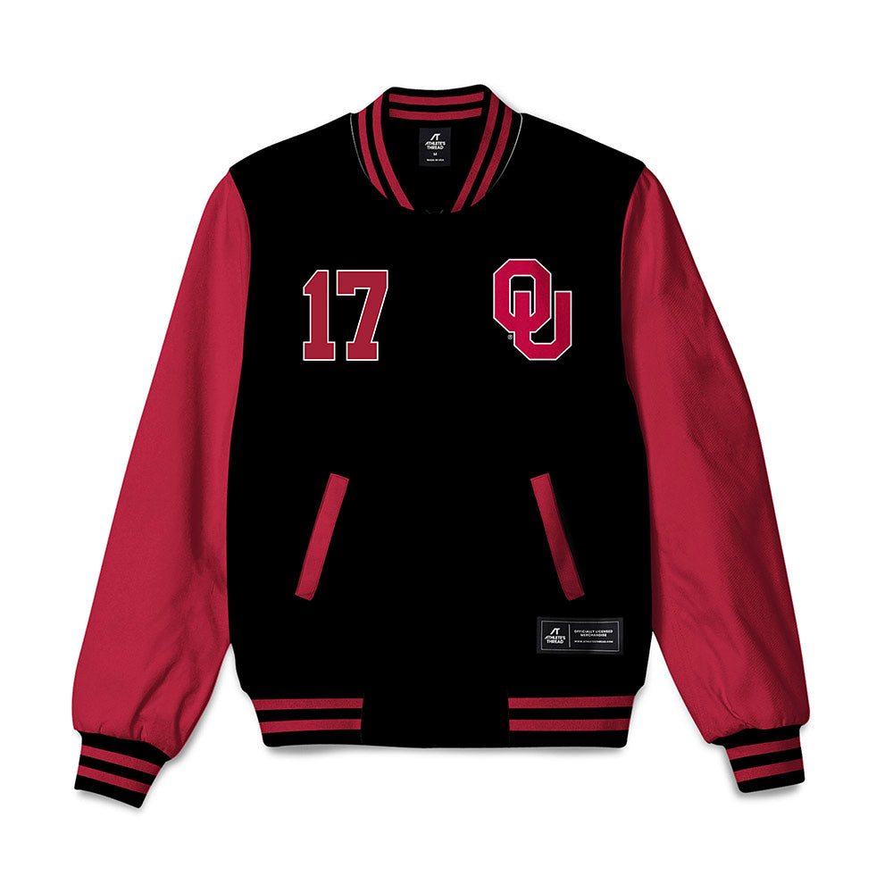 Oklahoma - NCAA Football : Josiah Martin - Bomber Jacket-0