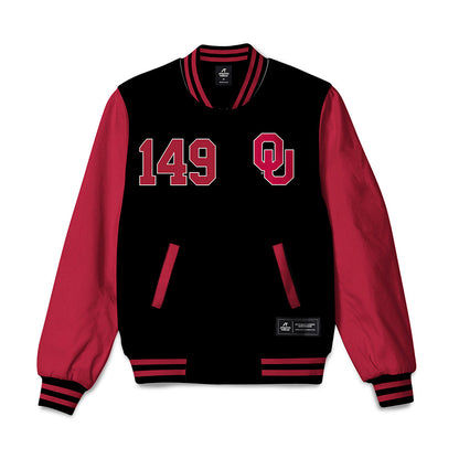 Oklahoma - NCAA Wrestling : Layton Schneider - Bomber Jacket-0