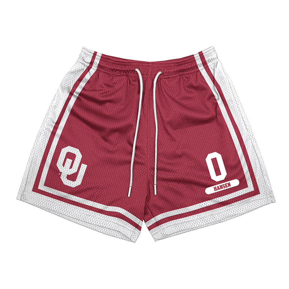 Oklahoma - NCAA Men's Basketball : Jake Hansen - Shorts-0