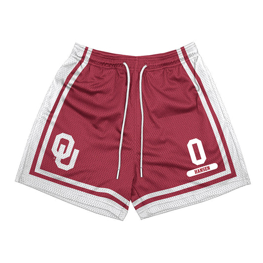 Oklahoma - NCAA Men's Basketball : Jake Hansen - Shorts-0