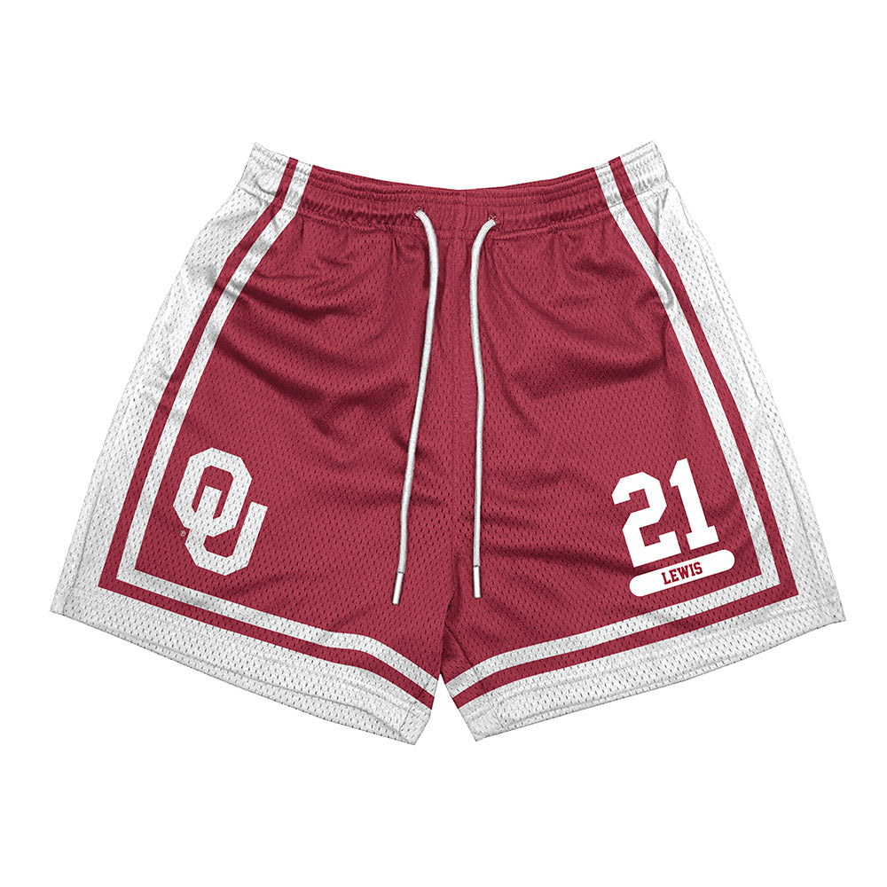 Oklahoma - NCAA Women's Soccer : Ella Lewis - Shorts-0