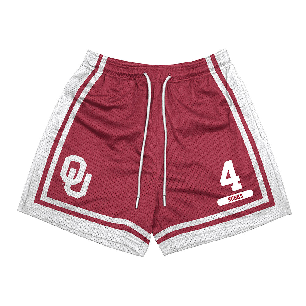 Oklahoma - NCAA Football : Deion Burks - Shorts-0