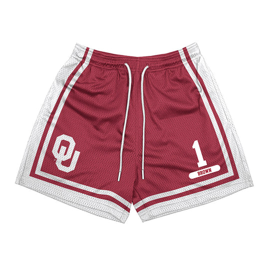 Oklahoma - NCAA Men's Basketball : Xzayvier Brown - Shorts-0