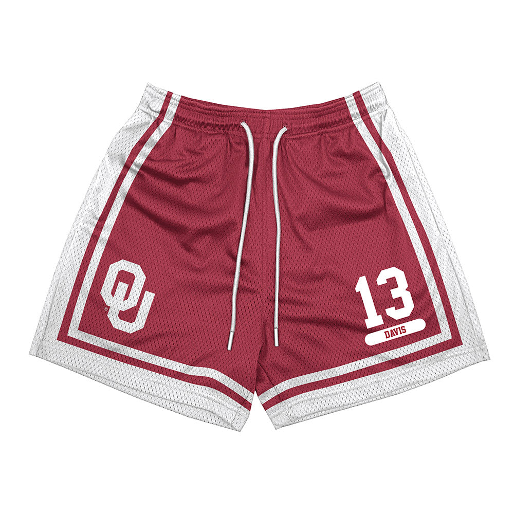 Oklahoma - NCAA Men's Basketball : Tae Davis - Shorts-0