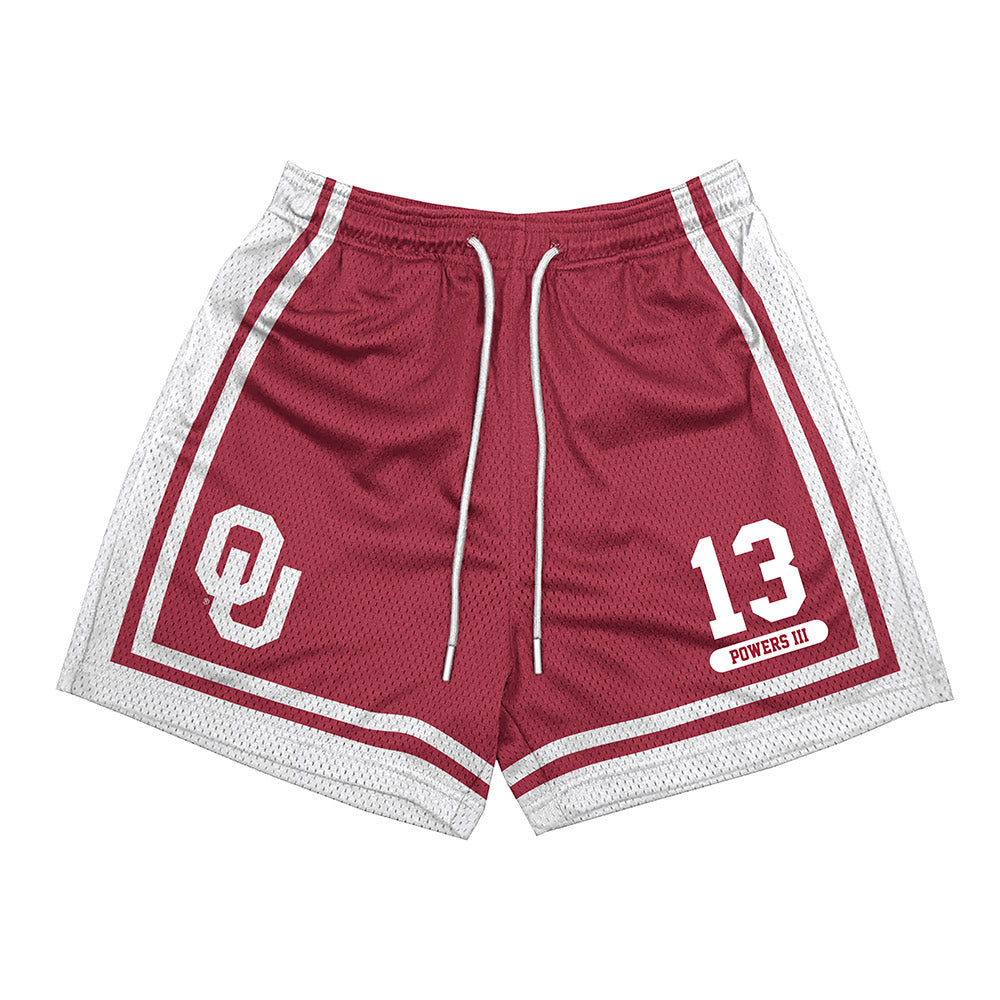 Oklahoma - NCAA Football : Reggie Powers III - Shorts-0