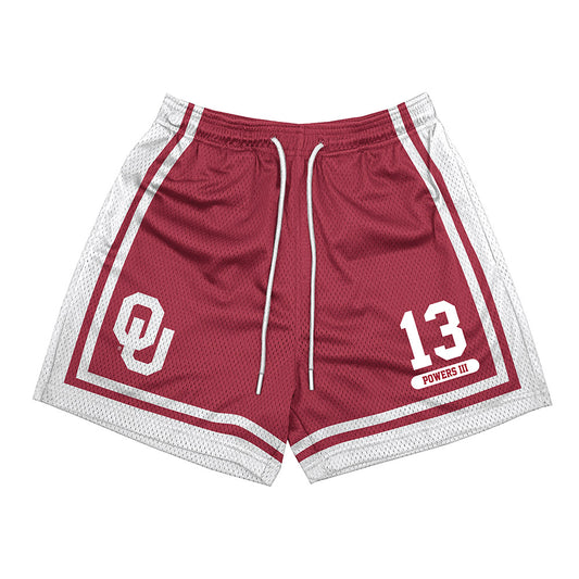 Oklahoma - NCAA Football : Reggie Powers III - Shorts-0