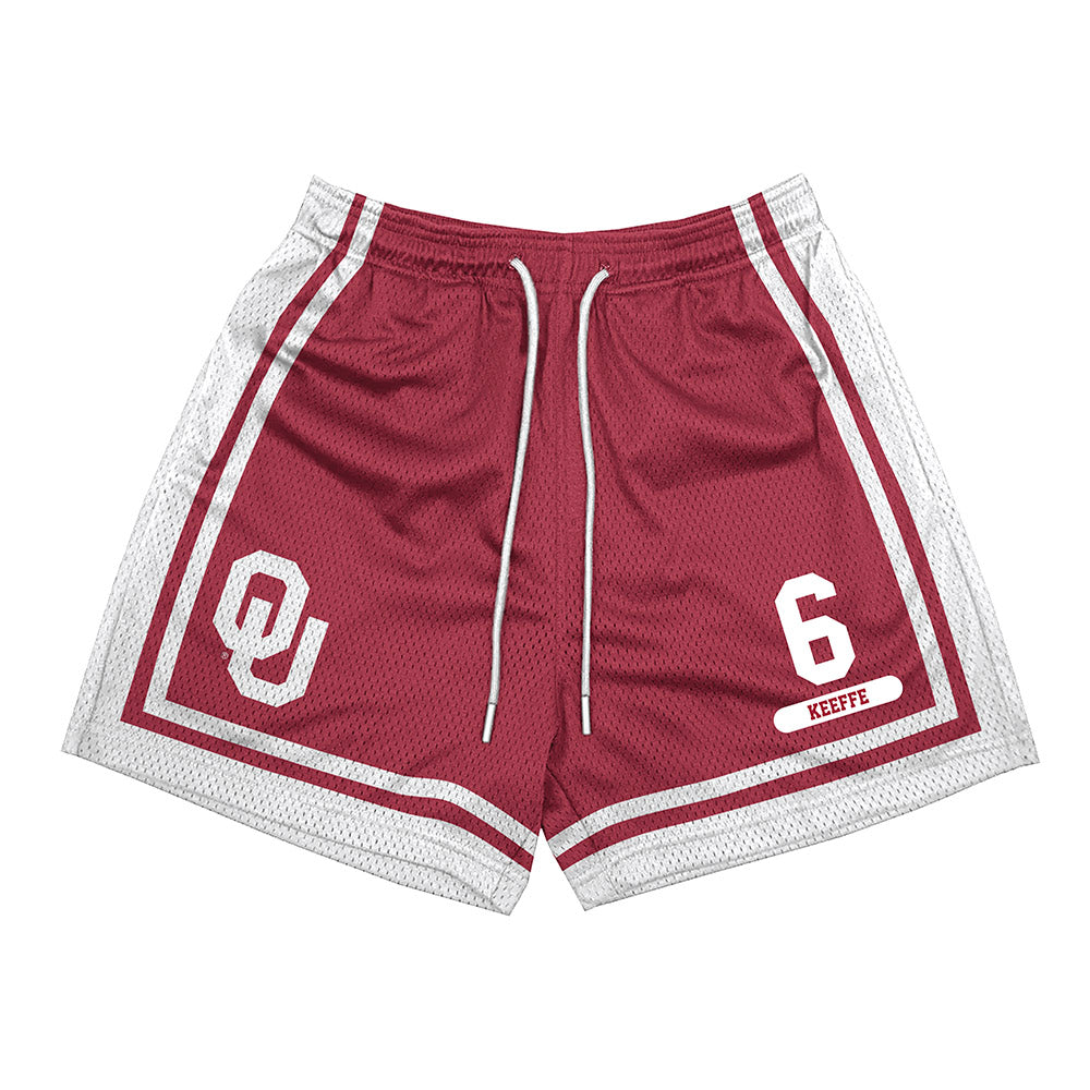 Oklahoma - NCAA Men's Basketball : Finley Keeffe - Shorts-0