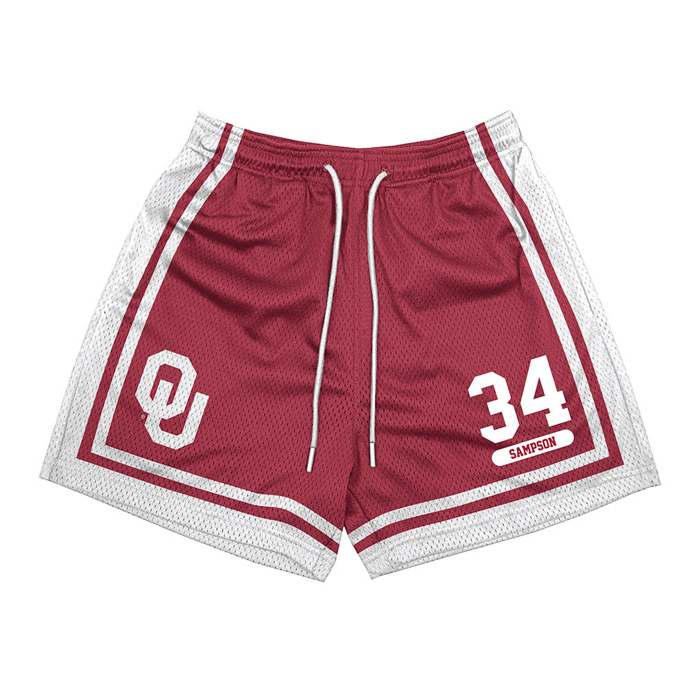 Oklahoma - NCAA Baseball : Beau Sampson - Shorts-0