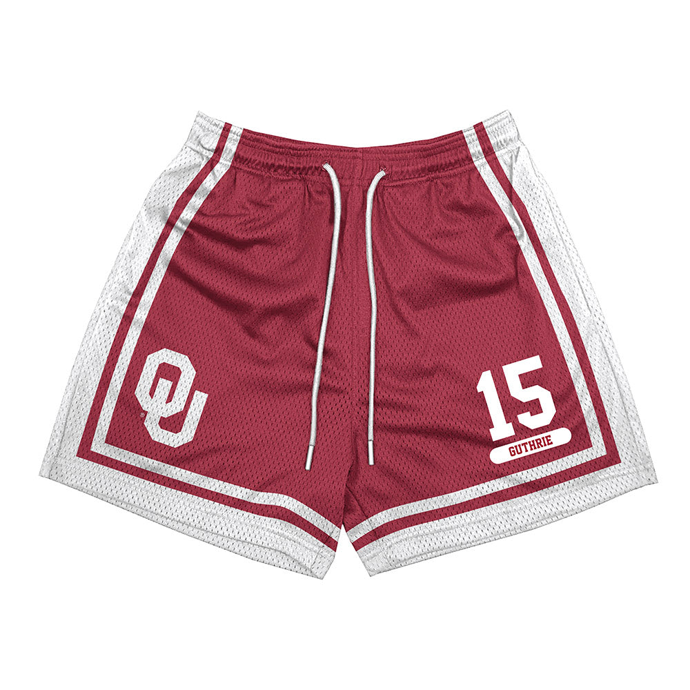 Oklahoma - NCAA Women's Soccer : Aly Guthrie - Shorts-0