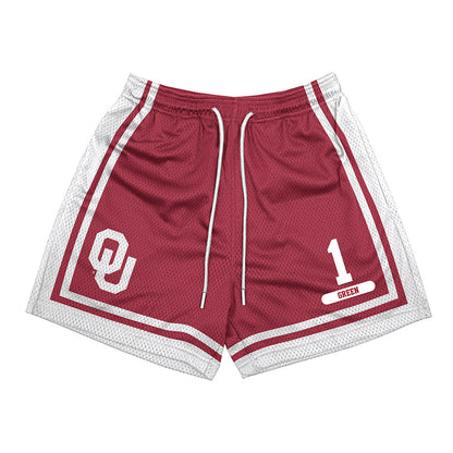 Oklahoma - NCAA Men's Track & Field (Outdoor) : Bj Green - Fashion Shorts