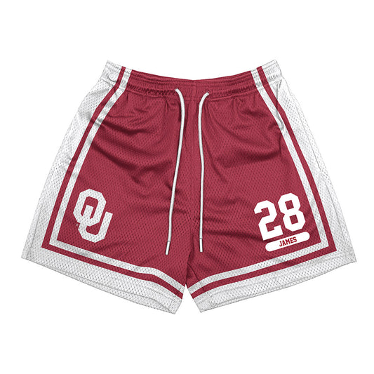 Oklahoma - NCAA Football : Marcus James - Shorts-0