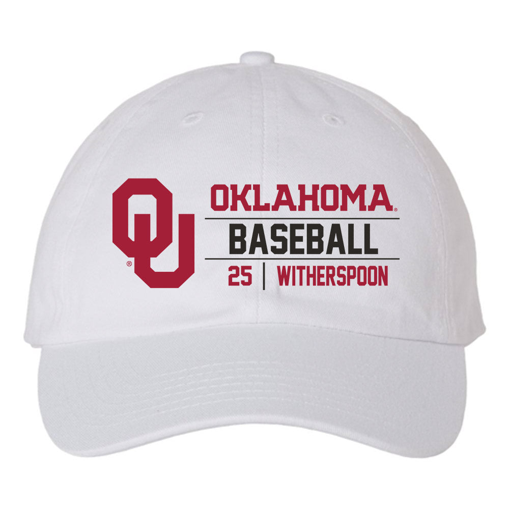 Oklahoma - NCAA Baseball : Malachi Witherspoon - Classic Dad Hat