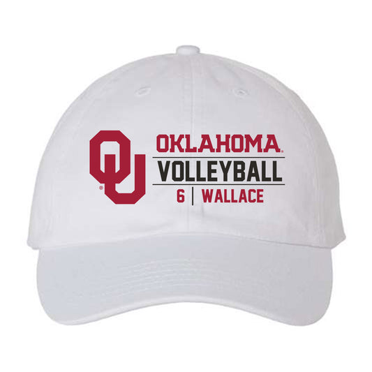 Oklahoma - NCAA Women's Volleyball : Whitney Wallace - Dad Hat-0