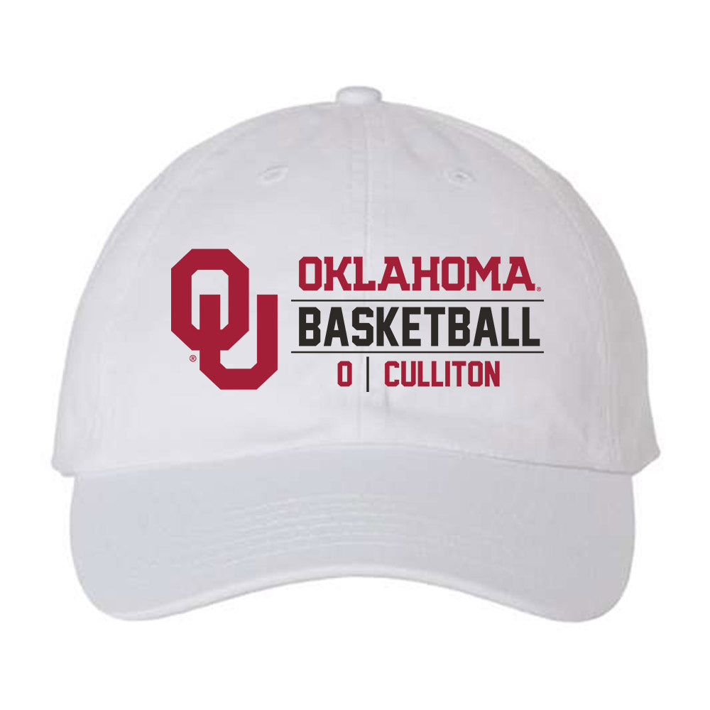 Oklahoma - NCAA Women's Basketball : Beatrice Culliton - Dad Hat-0