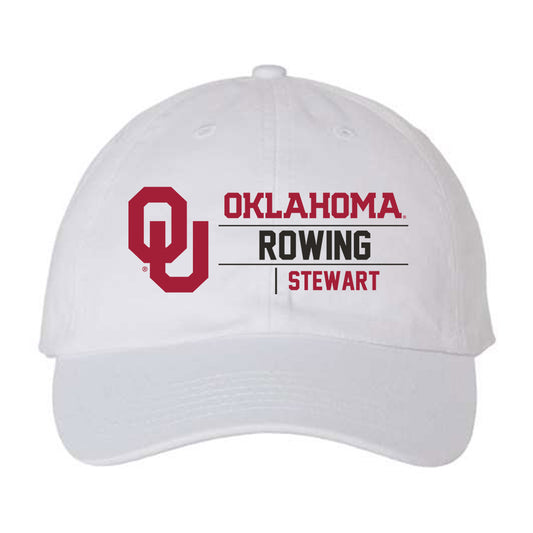 Oklahoma - NCAA Women's Rowing : Kennedy Stewart - Dad Hat-0