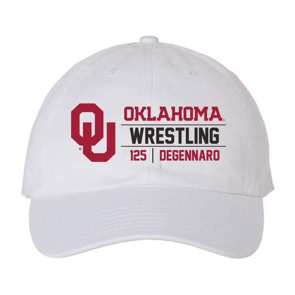 Oklahoma - NCAA Wrestling : Sebastian Degennaro - Dad Hat-0
