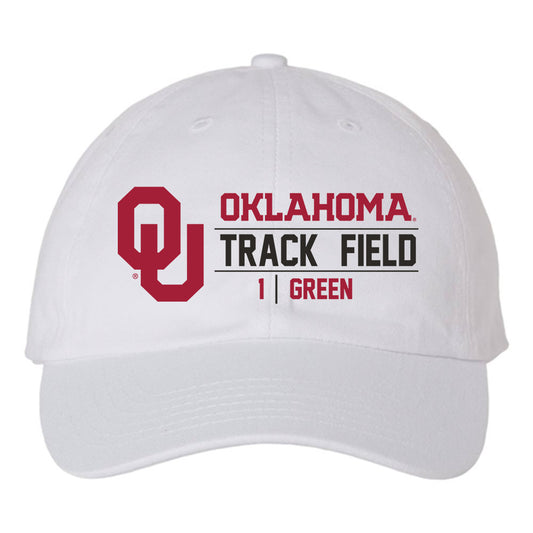 Oklahoma - NCAA Men's Track & Field (Outdoor) : Bj Green - Classic Dad Hat