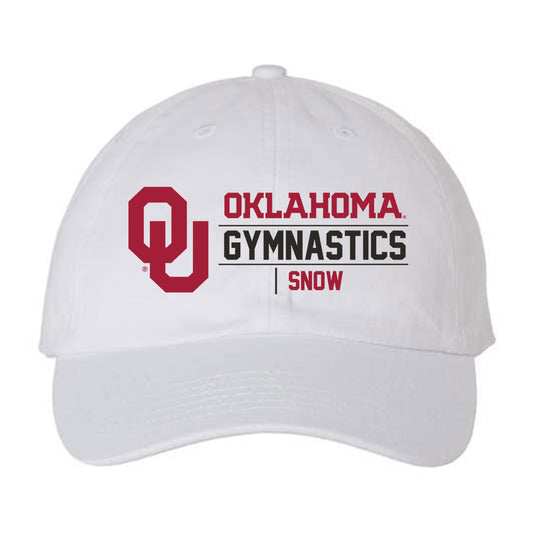 Oklahoma - NCAA Women's Gymnastics : Addisyn Snow - Dad Hat-0