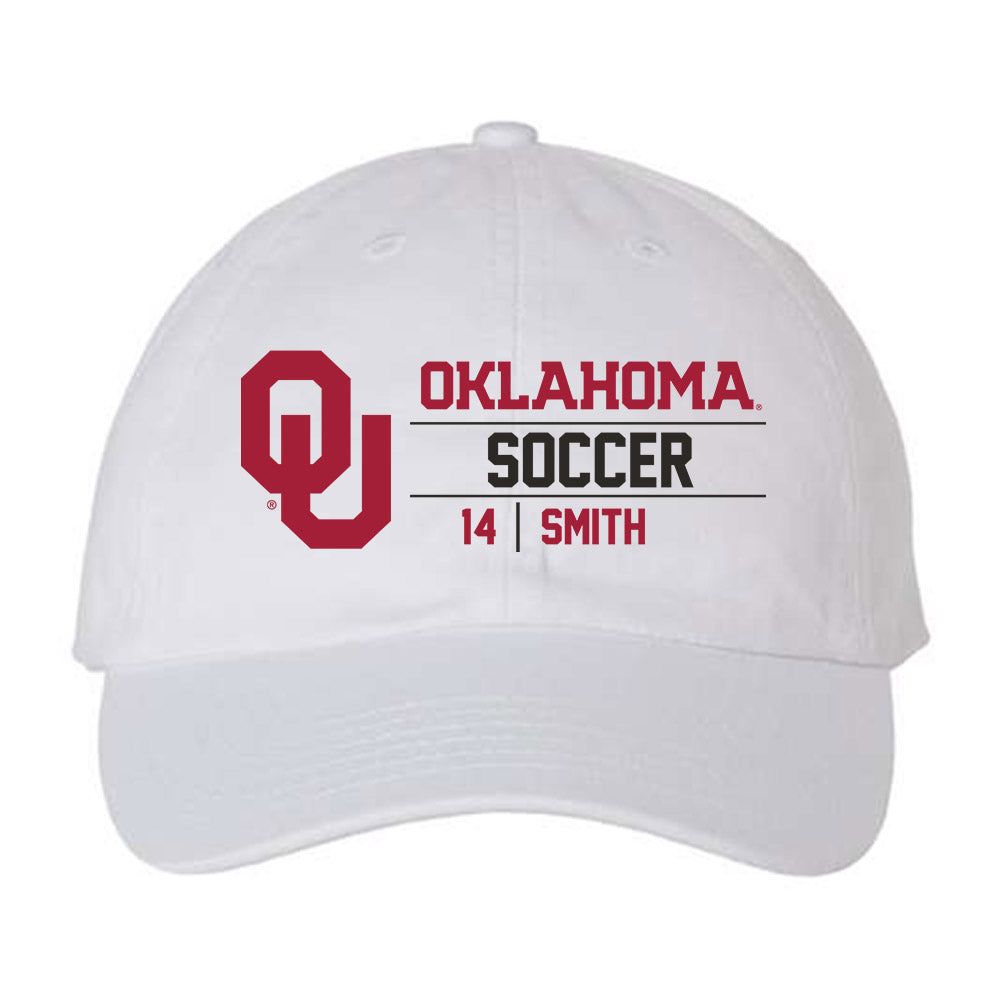 Oklahoma - NCAA Women's Soccer : Kiersten Smith - Dad Hat-0