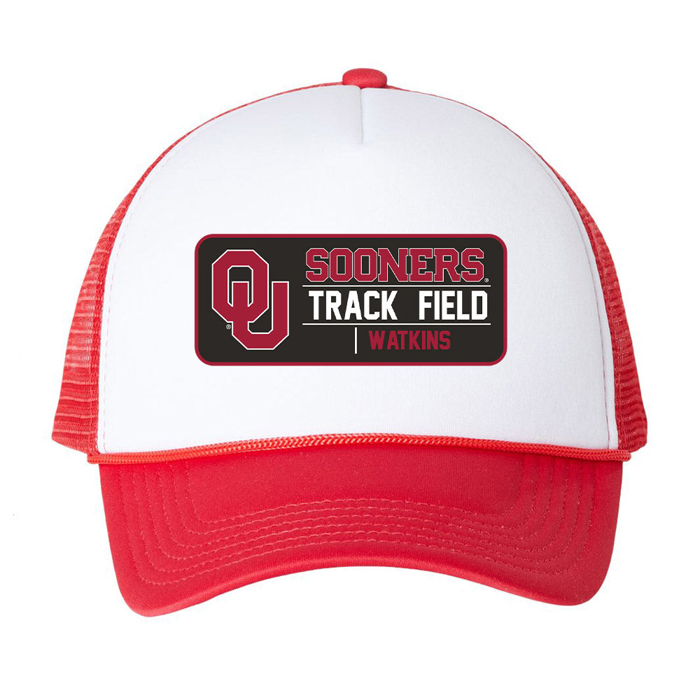 Oklahoma - NCAA Women's Track & Field : Kassidi Watkins - Trucker Hat-0