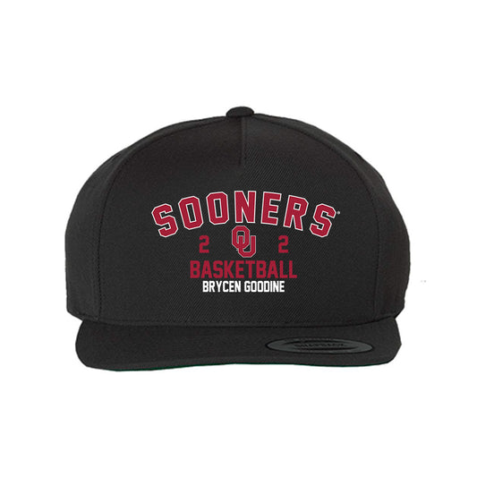 Oklahoma - NCAA Men's Basketball : Brycen Goodine - Snapback Hat-0