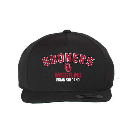 Oklahoma - NCAA Wrestling : Brian Soldano - Snapback Hat-0