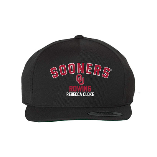 Oklahoma - NCAA Women's Rowing : Rebecca Cloke - Snapback Hat-0