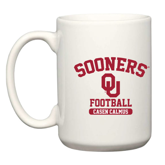 Oklahoma - NCAA Football : Casen Calmus - Coffee Mug