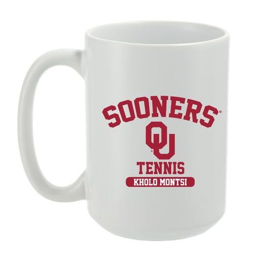 Oklahoma - NCAA Men's Tennis : Kholo Montsi - Mug