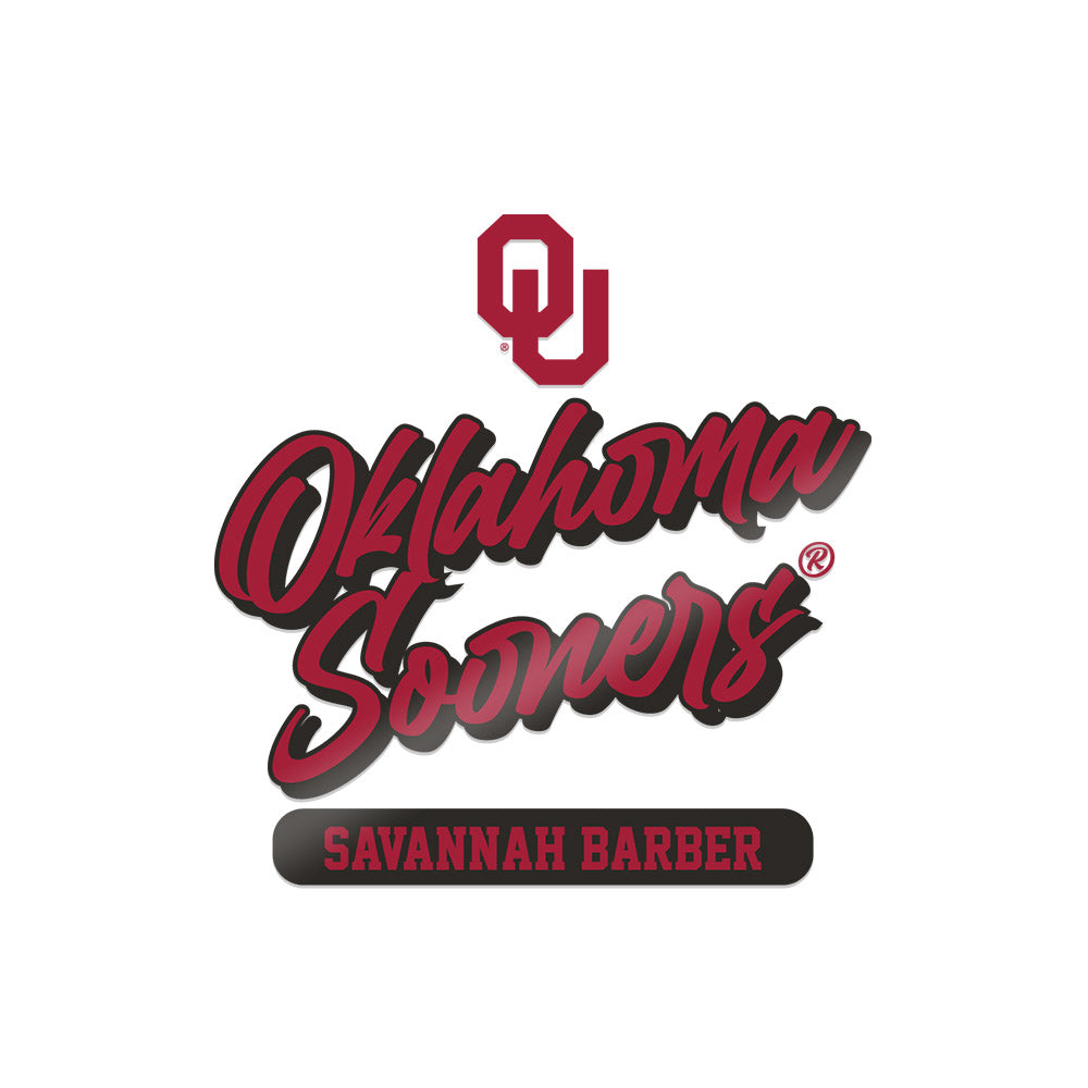 Oklahoma - NCAA Women's Golf : Savannah Barber - Stickers Sticker